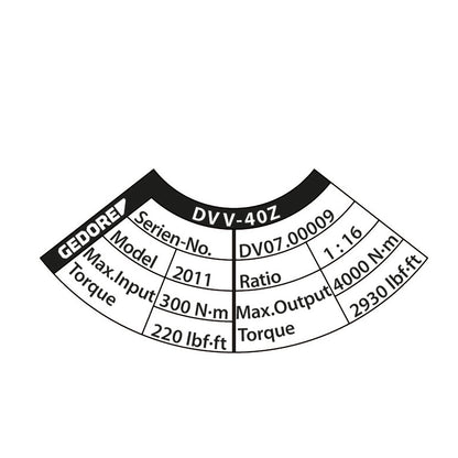 GEDORE DVV-40Z - Dremoplus ALU 4.000 N.m. x16 (2653087)