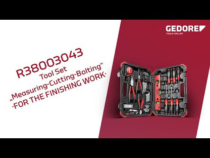 GEDORE red R38003043 - Jeu d'outils polyvalent, 43 pièces