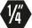 673 TR 6,3 - Porte-embouts 1/4"
