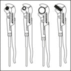 Pictograma técnico de la tenaza Eck-Schwede-snap GEDORE serie 100