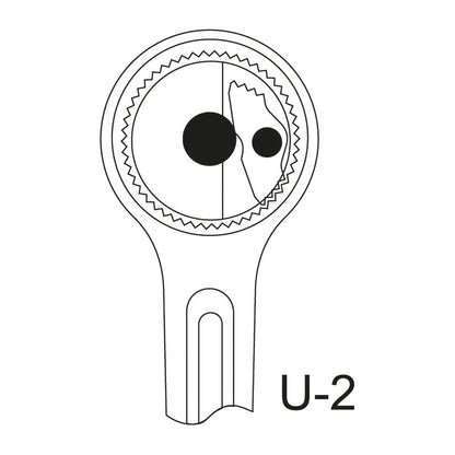 GEDORE 3293 U-2 - Carraca de 3/4", U-2 (6278600)