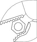 Pictograma de detalle de la mordaza Grip GEDORE 137 11