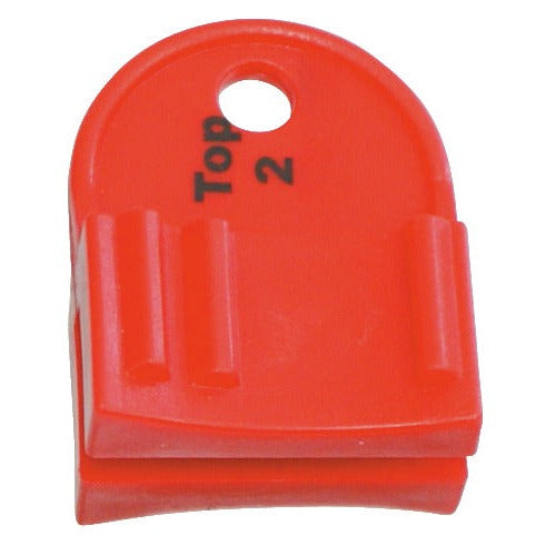 KL-0482-302 - Herramienta de bloqueo para NW 1.4 y 1.6: Pieza plástica roja con orificio circular