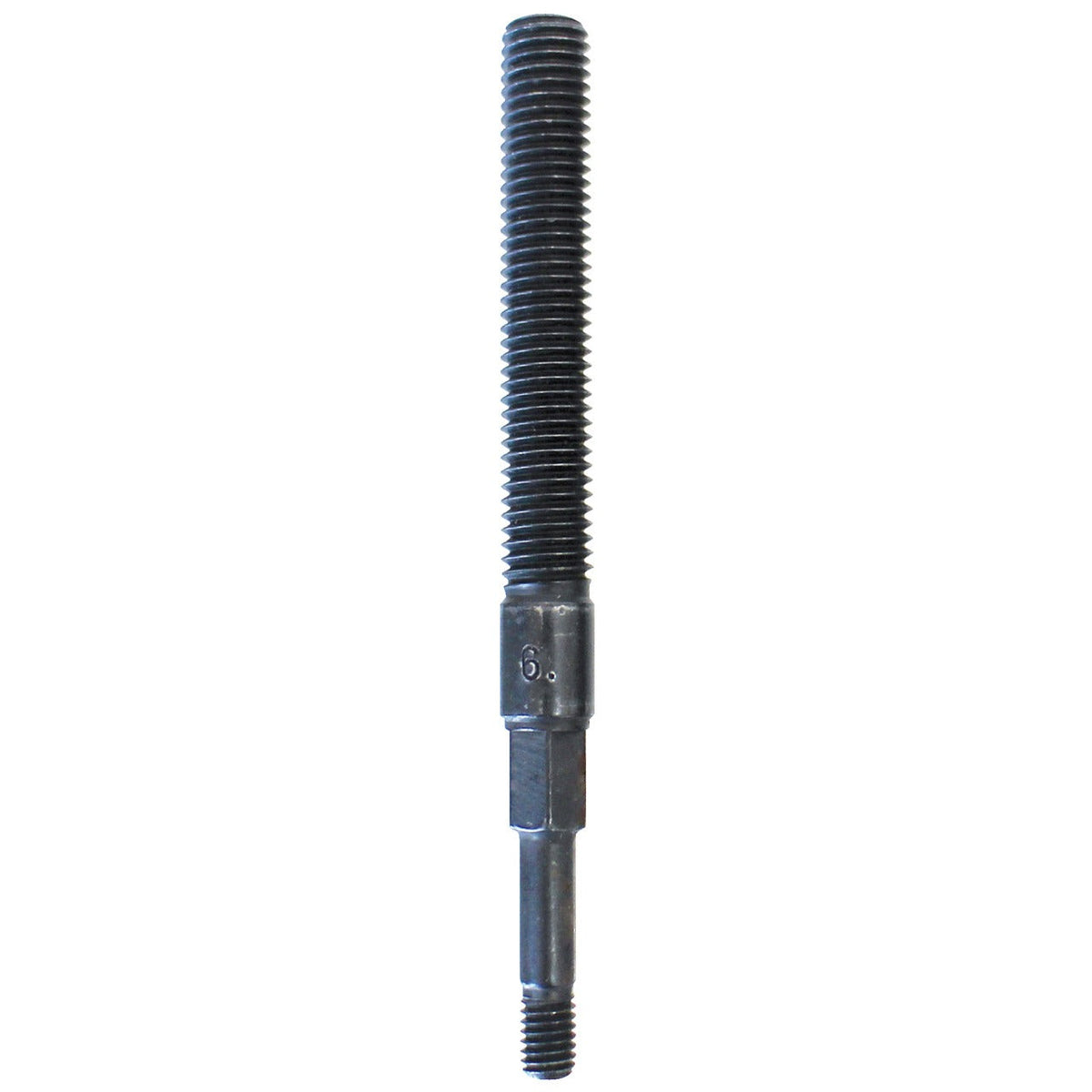 KL-0500-4007 - Perno roscado M6: Varilla roscada larga con extremo hexagonal y punta roscada corta