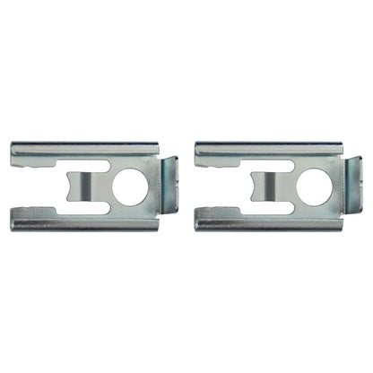 KL-0280-7632 - Herramienta de ajuste del tensor de cadena: Dos clips metálicos con orificio circular y muescas laterales