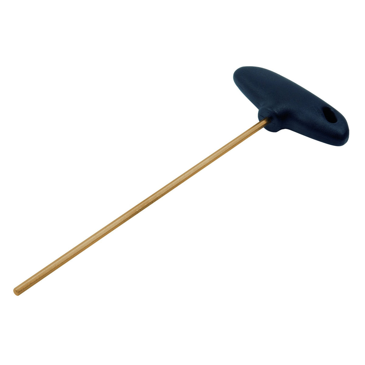 GED0251050S - Llave allen con mango en T 4mm: Llave hexagonal con mango en T y vástago dorado alargado