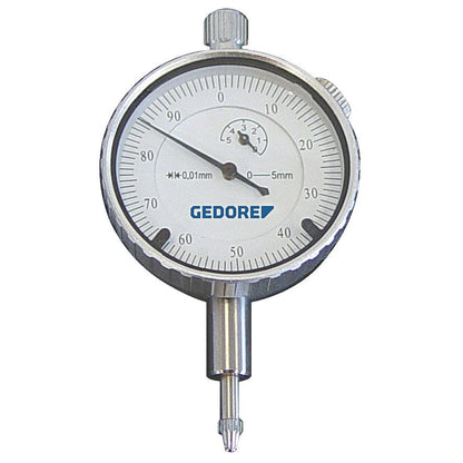 KL-0128-0 - Reloj comparador Ø 40 mm: Reloj comparador con esfera graduada 0-100 y contador de vueltas