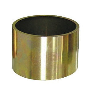KL-0039-1680 - Manguito de presión/soporte corto Ø80/Ø72: Manguito cilíndrico metálico hueco de latón con acabado dorado
