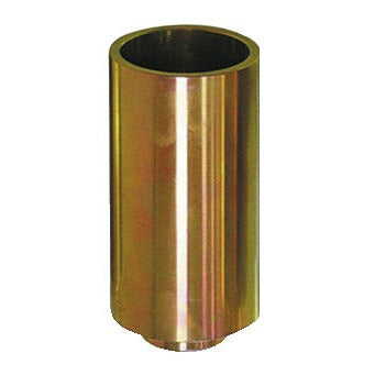 KL-0039-1750 - Manguito de presión/soporte largo Ø50/Ø42: Manguito cilíndrico metálico hueco de color dorado