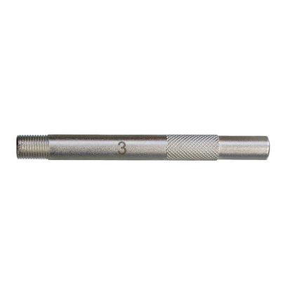 KL-0124-4358-5 - Adaptador para caja de cambios VW (M10x1.0): Varilla metálica con rosca en un extremo y zona moleteada
