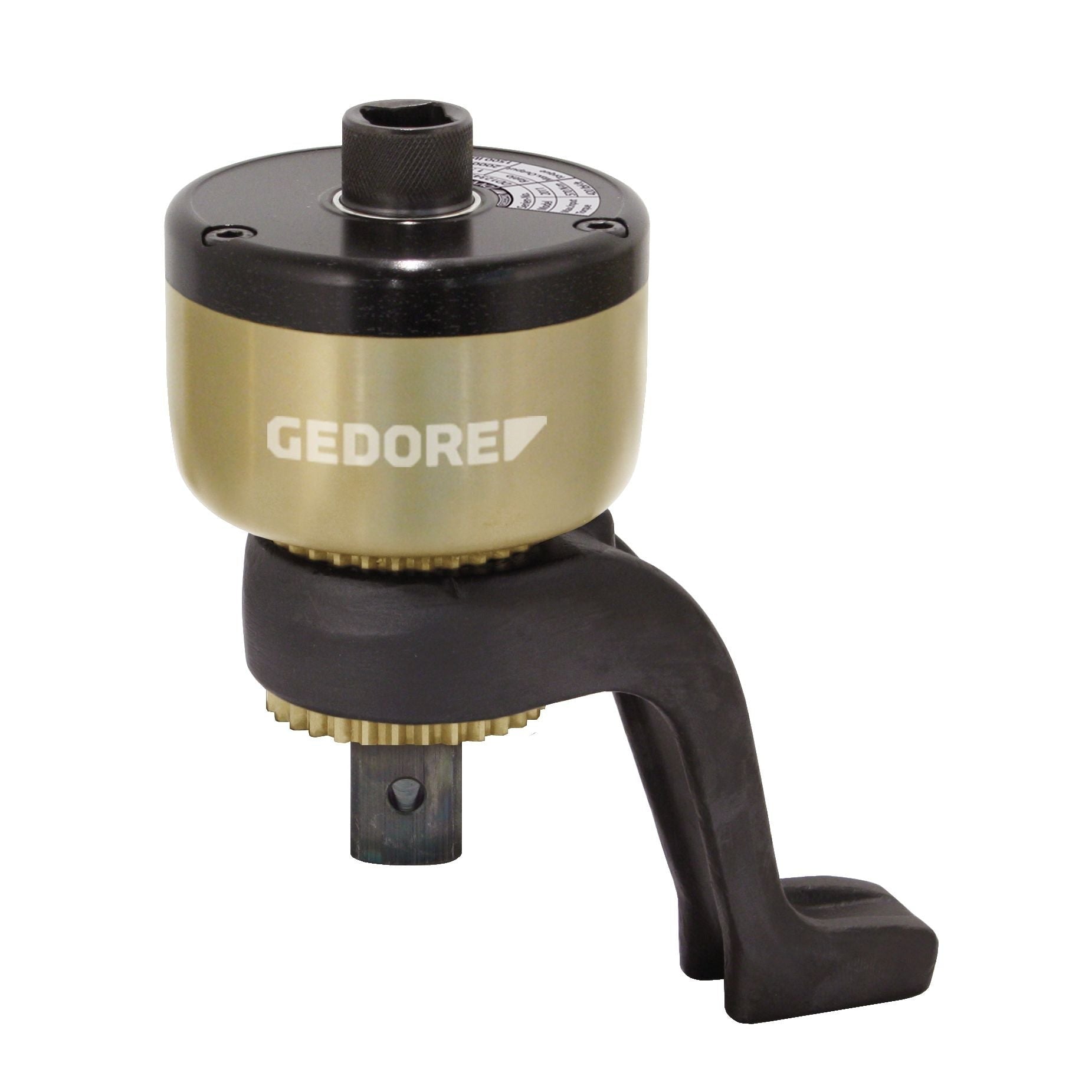 Multiplicador de par Dremoplus ALU 1.300 Nm Gedore con brazo de reacción acodado