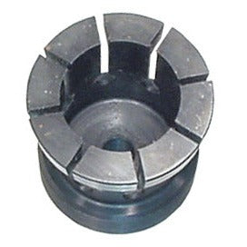 KL-0042-9051 - Tamaño de la pinza. 5, Ø 52-56 mm: Pinza cilíndrica metálica con ranuras longitudinales y base circular