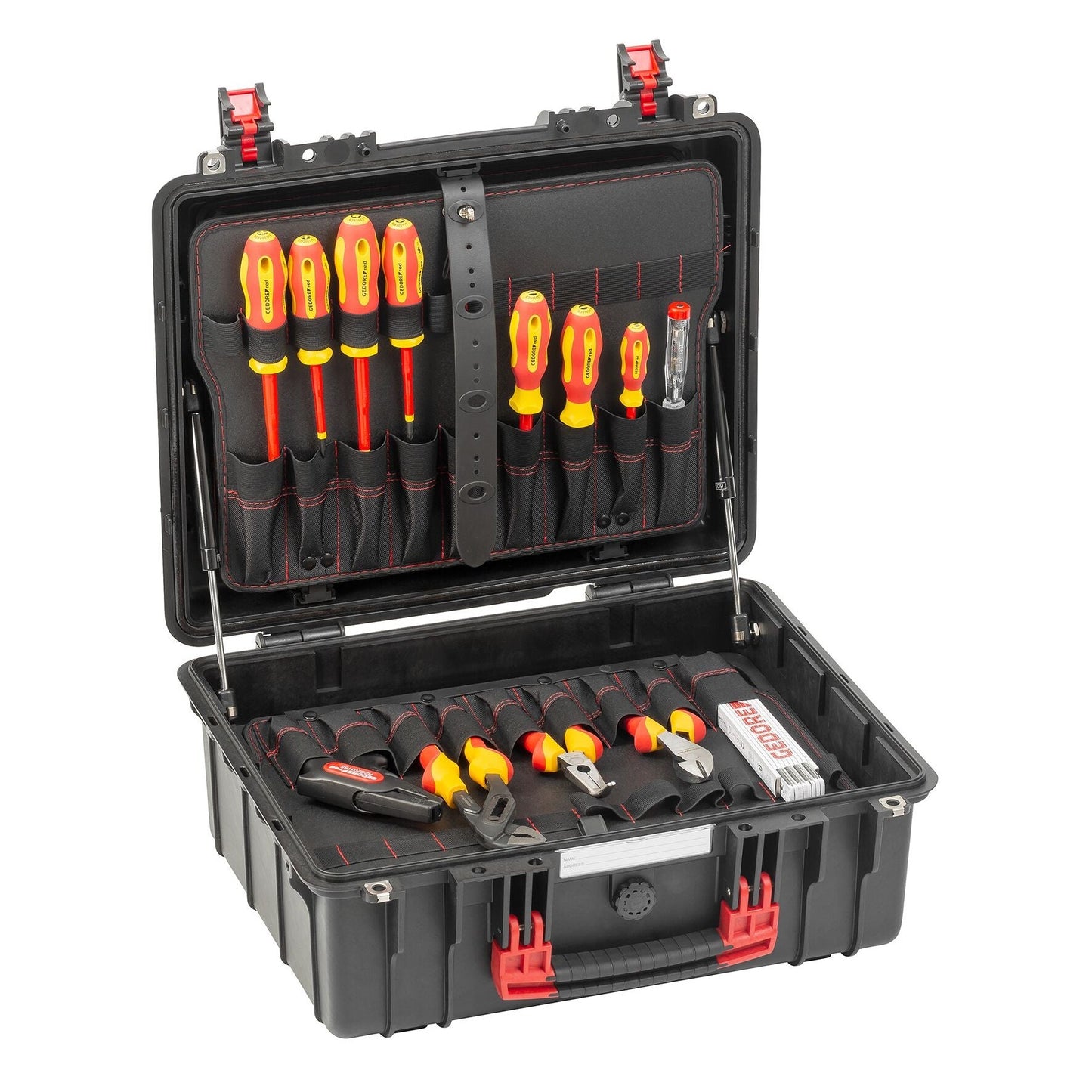 GEDORE red R21652089 - Mallette à outils avec assortiment de 89 outils pour électriciens