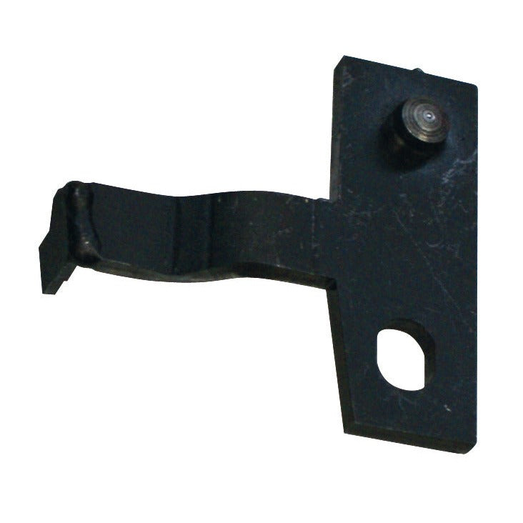 KL-0680-2405 A - Herramienta de bloqueo amortiguador de vibraciones: Pieza metálica curva con gancho, remache