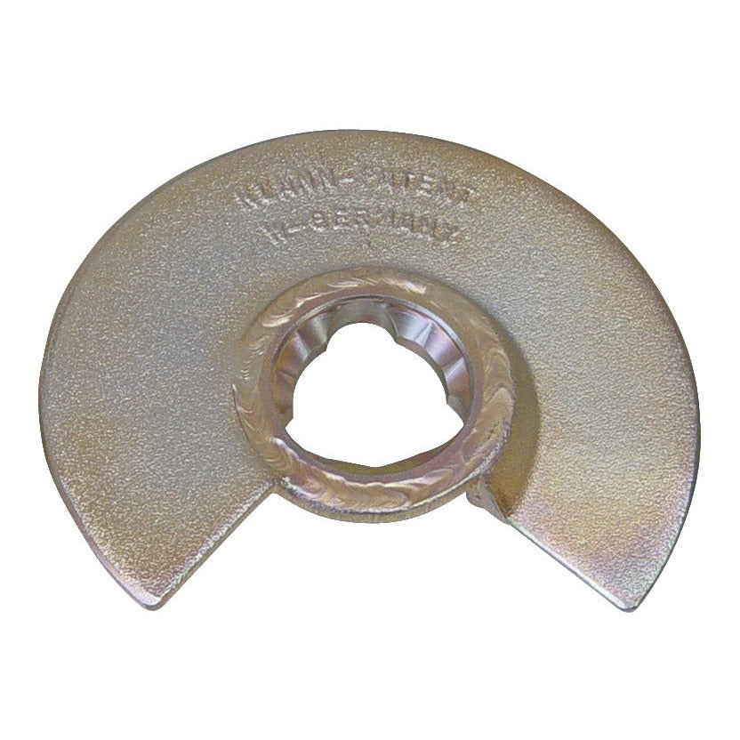 KL-0025-1302 - Tamaño de la placa de presión. 3 con perfil ondulado: Placa metálica semicircular