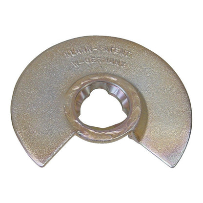 KL-0025-1302 - Tamaño de la placa de presión. 3 con perfil ondulado: Placa metálica semicircular