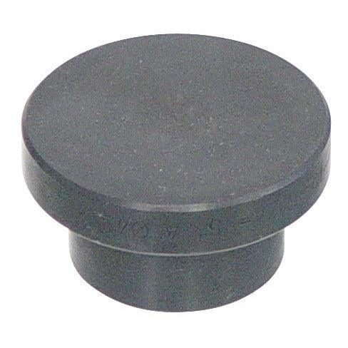 KL-0174-854 - Pieza de presión para cubos de rueda: Pieza cilíndrica negra con reborde escalonado y superficie superior plana