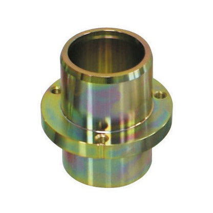 KL-0039-1828-1 - Casquillos de soporte para collarín Ø 60 mm: Casquillo metálico dorado con brida perforada