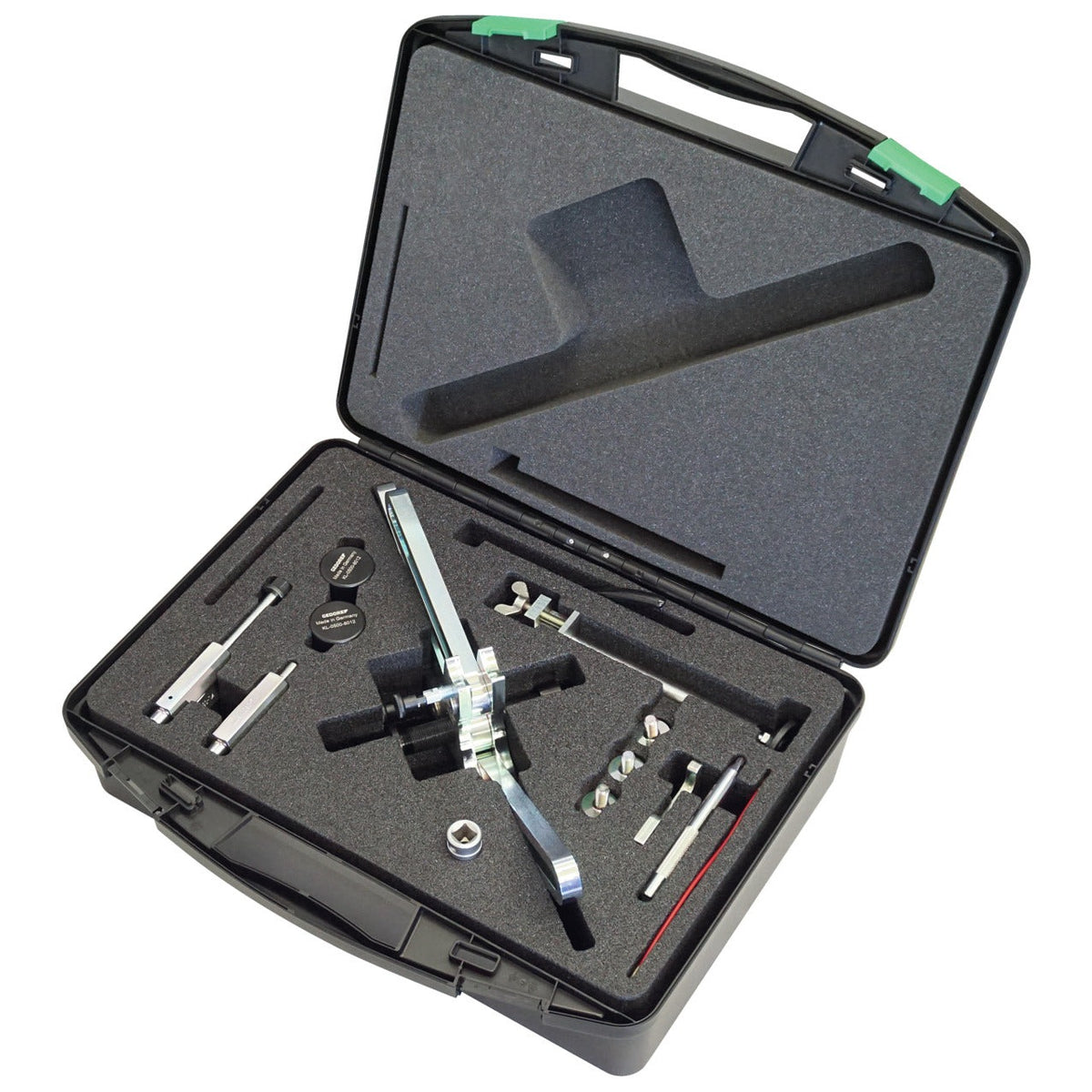 KL-0500-80 KA - Kit de herramientas base para doble embrague: Maletín negro abierto con extractores