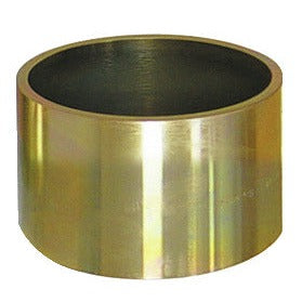 KL-0039-1686 - Manguito de presión/soporte corto Ø86/Ø78: Anillo metálico cilíndrico dorado, hueco, de paredes gruesas