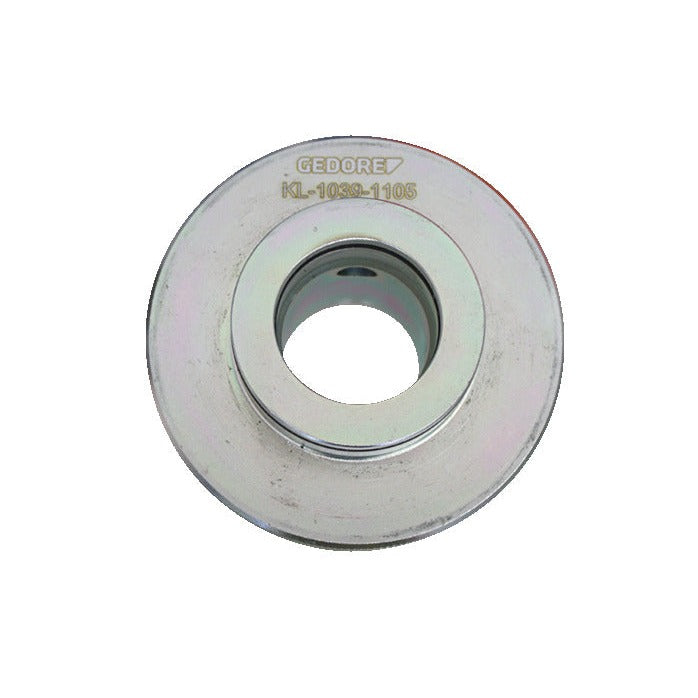 KL-1039-1105 - Adaptador 2¾"-16 UNS a Ø30 con junta tórica: Casquillo metálico circular con orificio central y junta tórica