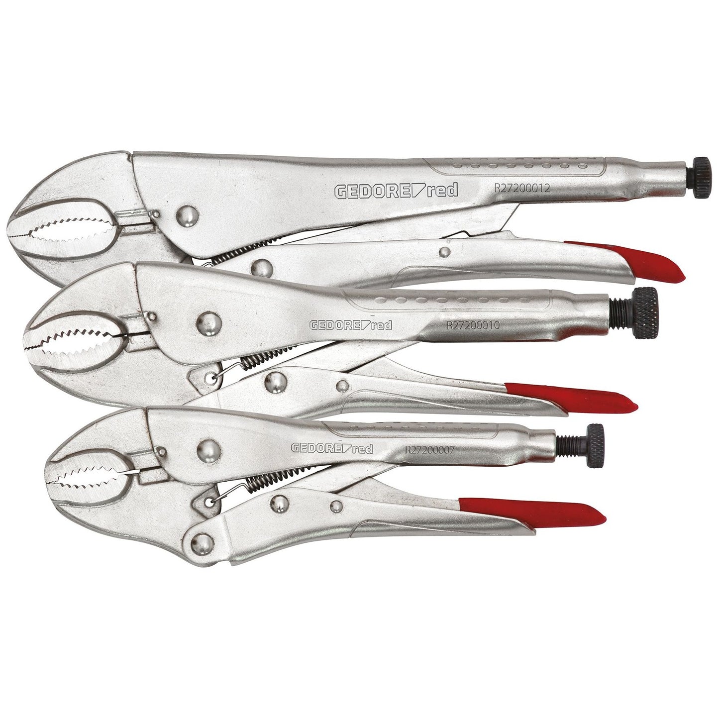 GEDORE red R27202003 - Jeu de 3 pinces Grip 7", 10", 12", 35-60mm