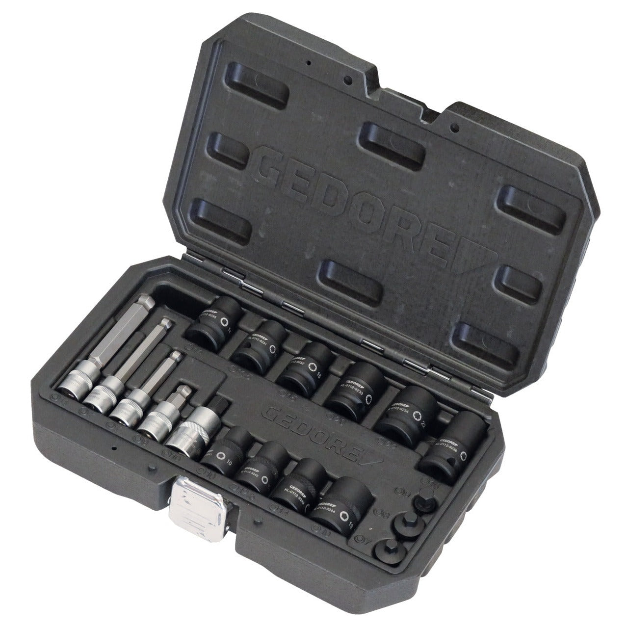 KL-0112-92 K - Juego de herramientas para pinzas de freno, incl. llave especial para RS/Q7, 18 piezas
