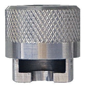 KL-0187-1004 - Extractor para martillo de impacto: Casquillo metálico moleteado con hendidura ranurada en el extremo