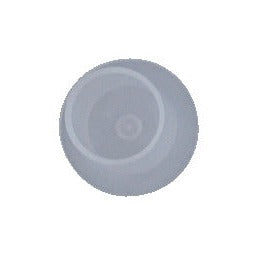 KL-0500-6071 - Tapón de cierre Ø12: Vista frontal de tapón circular con anillos concéntricos