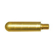 KL-0039-1616 - Pasador guía corto 16mm: Pasador cilíndrico metálico dorado con rosca en un extremo