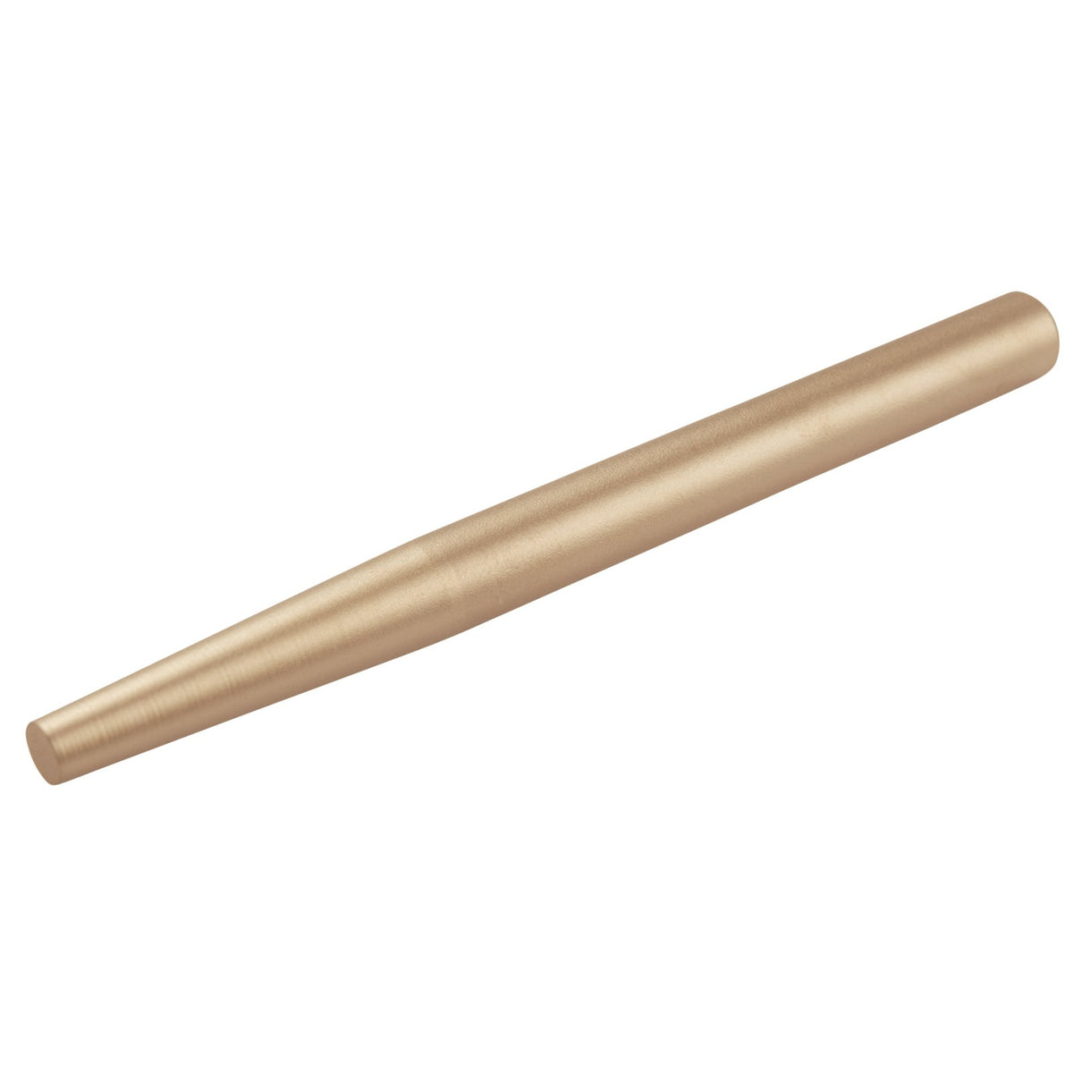 Botador cónico 8 mm AntiChispa: Barra cilíndrica de color bronce con punta cónica en un extremo