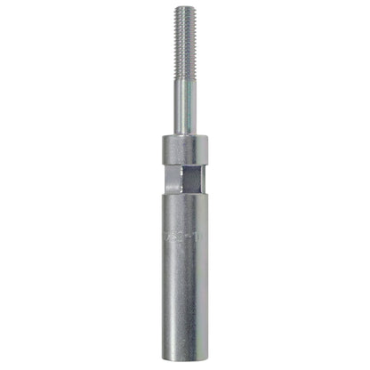 KL-0186-1232-10 - Perno de soporte 120mm: Perno metálico con extremo roscado y cuerpo cilíndrico grabado