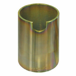 KL-1010-1003 - Manguito de soporte largo Ø90 mm: Manguito cilíndrico metálico hueco con muesca lateral