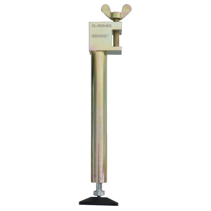KL-0500-802 - Soporte de engranajes con ajuste de altura: Barra larga con tornillo de mariposa arriba y base con goma abajo
