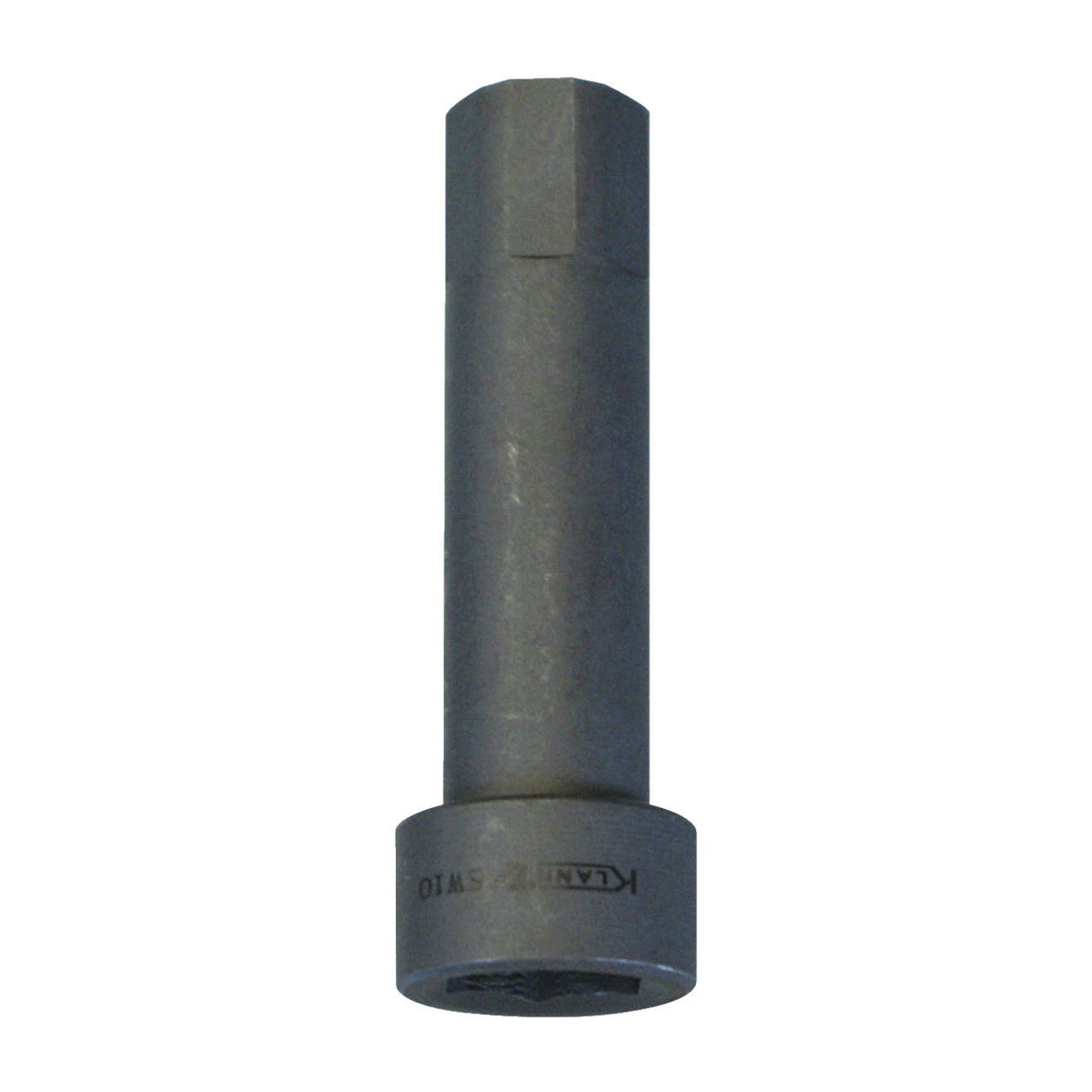 KL-0284-2601 - Punta de destornillador SW10: Vaso de impacto largo, acabado gris fosforado, cuadradillo hexagonal