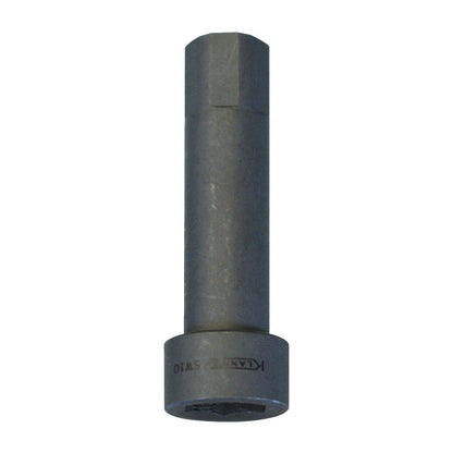 KL-0284-2601 - Punta de destornillador SW10: Vaso de impacto largo, acabado gris fosforado, cuadradillo hexagonal