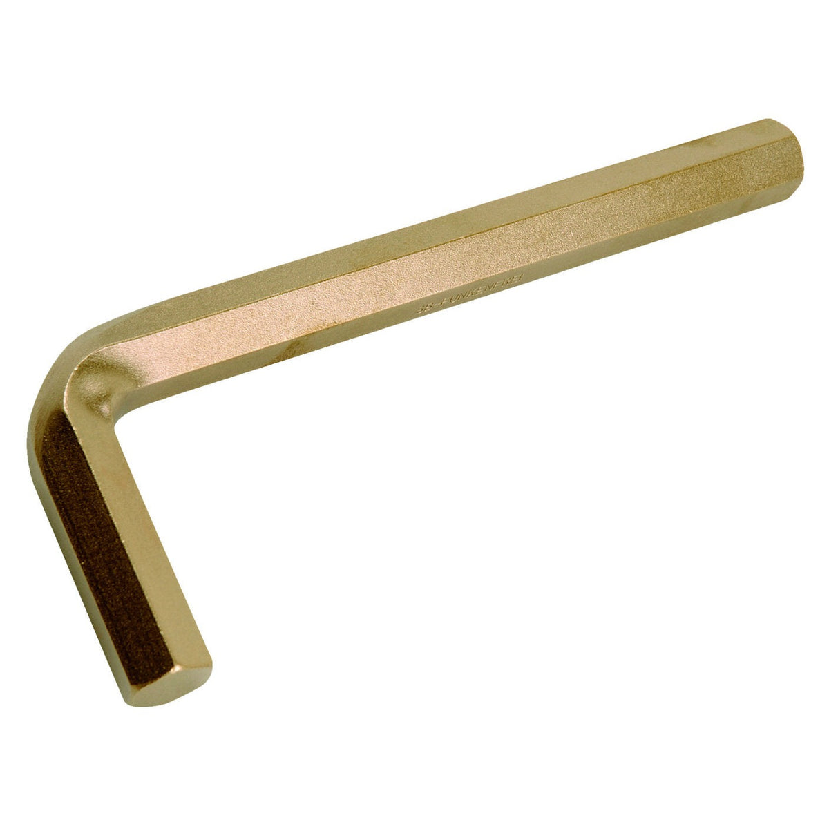 GED0250020C - Llave allen 2 mm AntiChispa: Llave allen en forma de L, acabado dorado antichispa