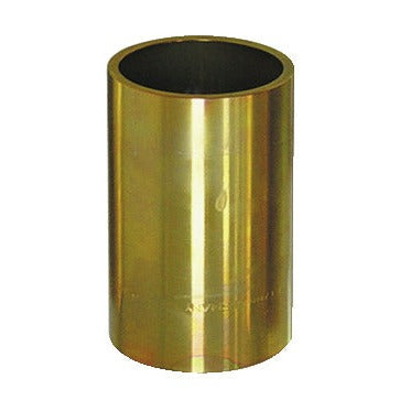 KL-0039-1762 - Manguito de presión/soporte largo Ø62/Ø54: Manguito cilíndrico metálico dorado hueco