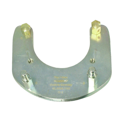 KL-0029-111 - Placa de soporte tamaño 1 con tornillos: Placa metálica en forma de U con pernos