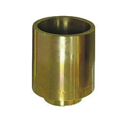 KL-0039-1648 - Manguito de presión/soporte corto Ø48/Ø40: Manguito cilíndrico de metal dorado con base ligeramente ensanchada