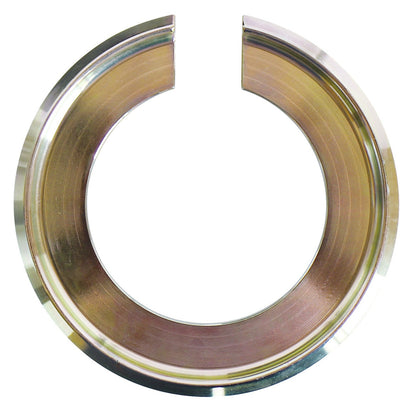 KL-0029-1209 A - Anillo de soporte tamaño 2 abierto: Anillo metálico abierto con acabado bicolor plateado y cobrizo