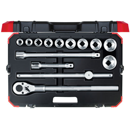 GEDORE red R78004014 - Jeu de douilles 3/4" 22-50 mm, 14 pièces