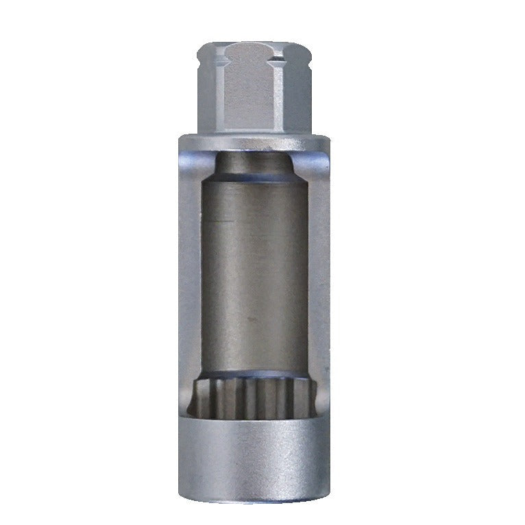 KL-0056-1121 - Inserto de llave de tubo, abierto SW21: Vaso de tubo alargado con boca dodecagonal