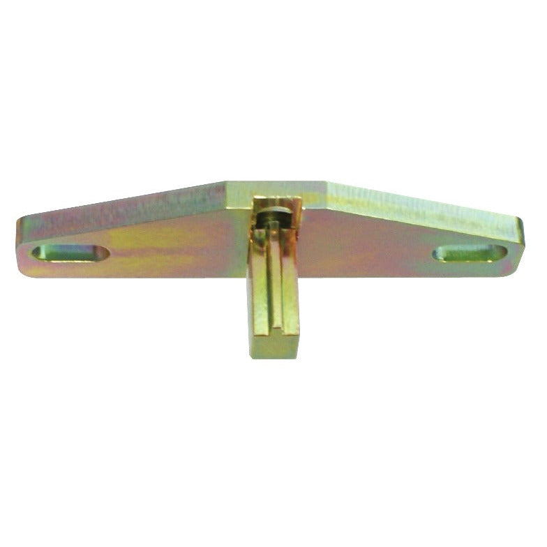 KL-0680-1058 A - Dispositivo de sujeción para volante 1.8 diésel: Placa metálica con dos ranuras laterales