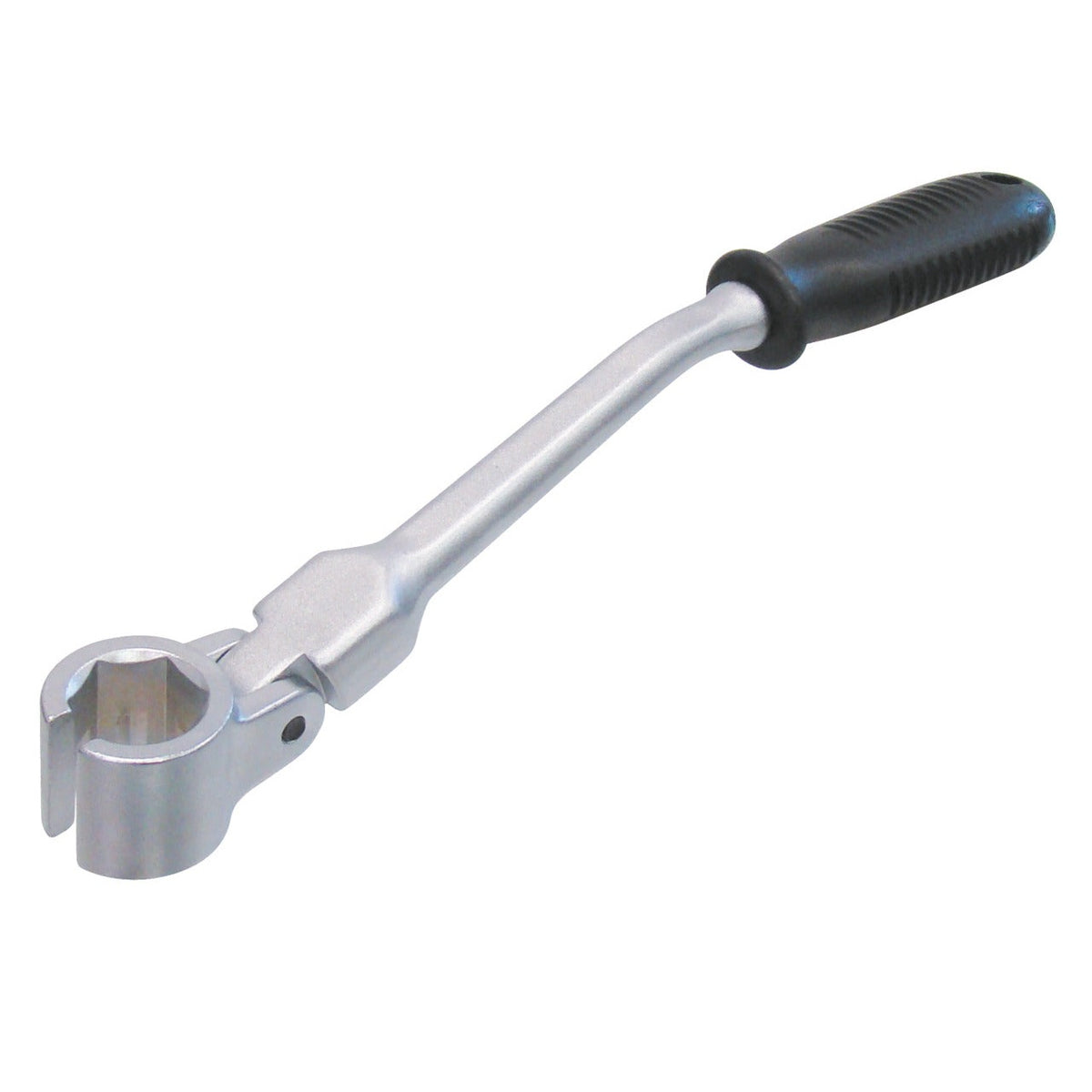 KL-0132-82 A - Llave de vaso angular SW22: Llave de vaso angular con boca hexagonal abierta y mango ergonómico