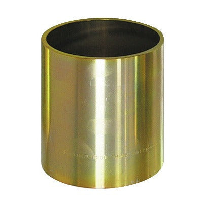 KL-0039-1788 - Manguito de presión/soporte largo Ø88/Ø80: Manguito cilíndrico metálico dorado, hueco, de superficie lisa