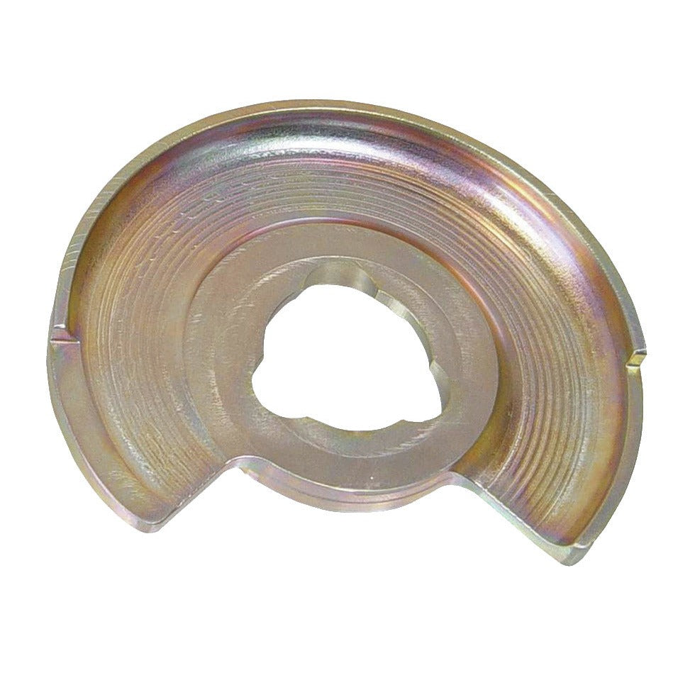 KL-0025-1702 - Tamaño de la placa de presión. 1.5 con perfil de onda: Pieza metálica curva con acabado iridiscente