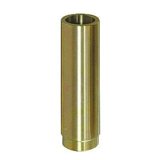 KL-0039-1732 - Manguito de presión/soporte largo Ø32/Ø24: Manguito cilíndrico metálico dorado, hueco, con reborde en la base