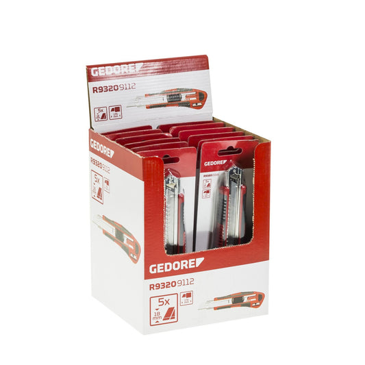 GEDORE red R93209112 - Présentoir de point de vente avec 12 cutters de 18 mm