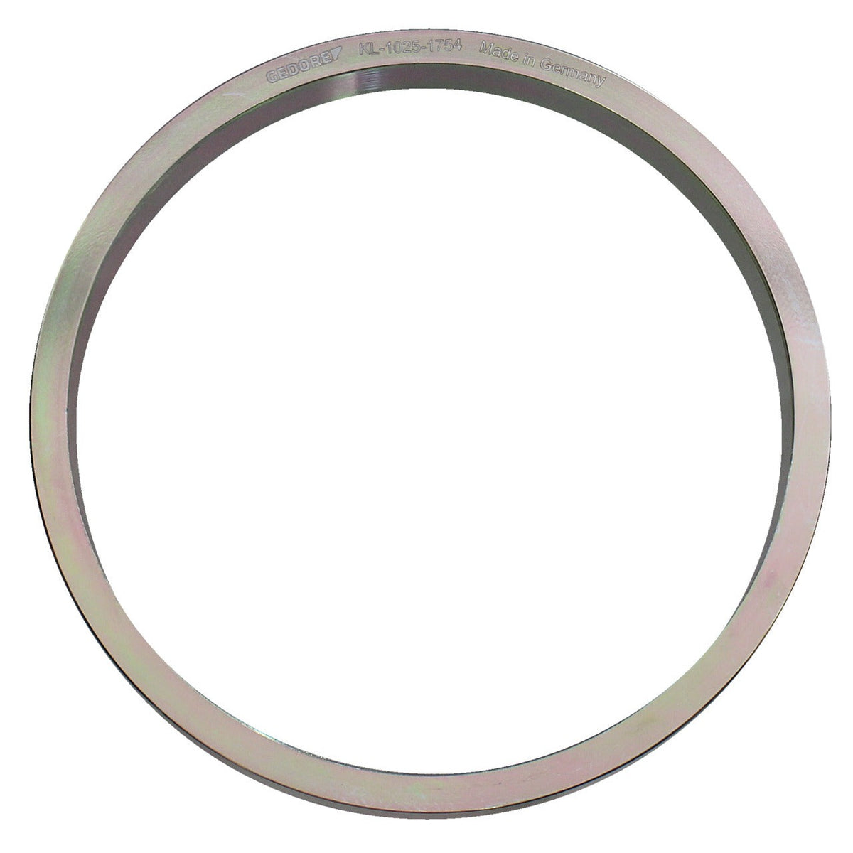 KL-1025-1754 - Anillo 20mm: Anillo metálico plano con marcado grabado en el borde